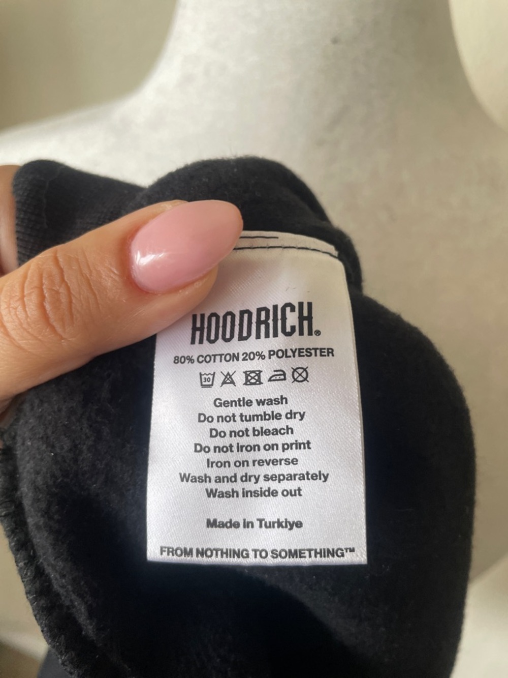 HOODRICH - WOMEN'S GLOW ANGEL CROPPED HOODIE IN BLACK - Picture 13 of 13